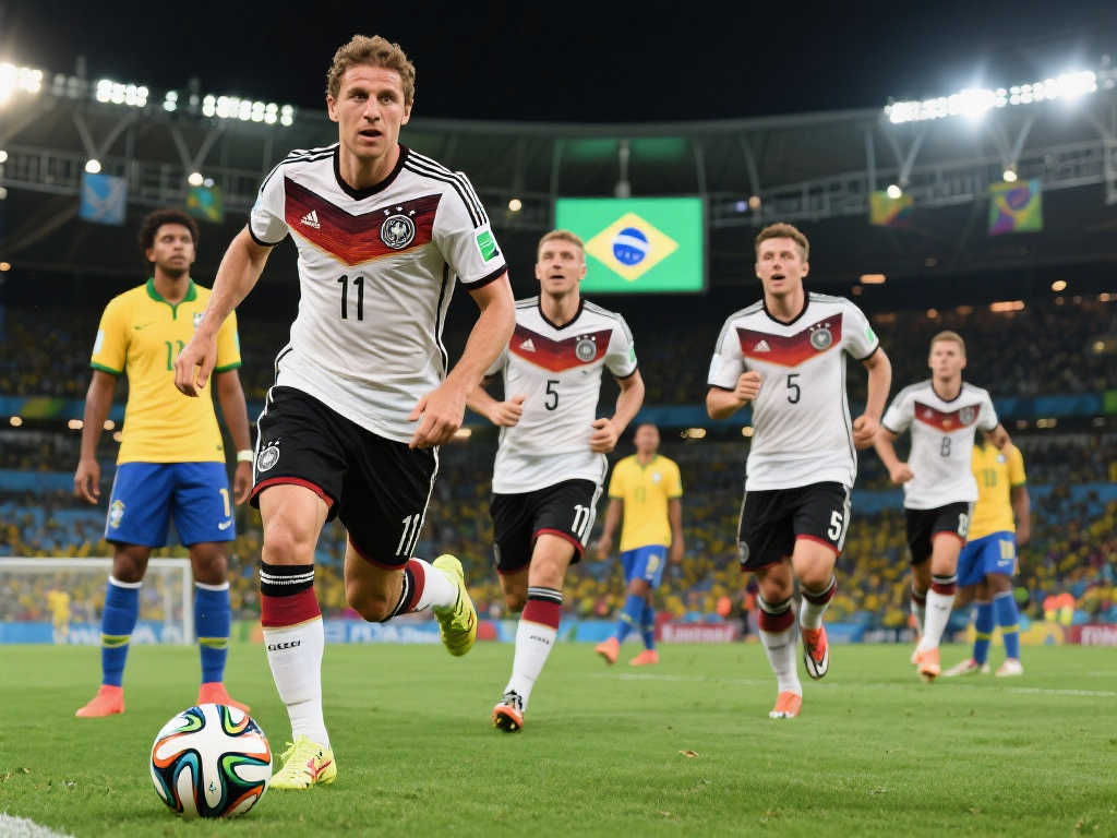 德国7比1狂胜巴西,创历史性比分 德国7比1狂胜巴西,创历史性比分