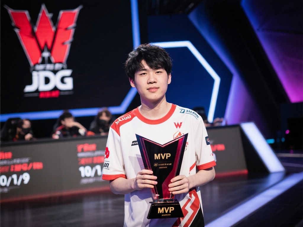 [流言板]Xun千珏神勇10／1／9，力助JDG击败WE荣膺第三局MVP